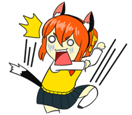 Nekomimi Otaku School Girl sticker #7304229
