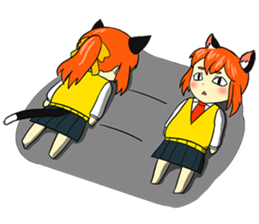 Nekomimi Otaku School Girl sticker #7304242