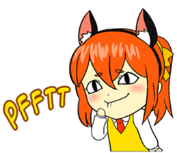Nekomimi Otaku School Girl sticker #7304245
