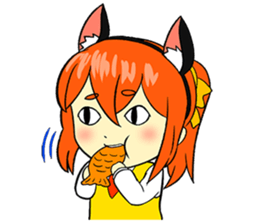 Nekomimi Otaku School Girl sticker #7304247