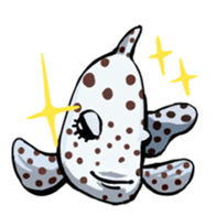 cat diver and sea creatures sticker #7304252