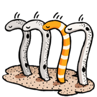 cat diver and sea creatures sticker #7304273