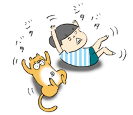 pig cat&me sticker #7304579