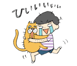 pig cat&me sticker #7304596