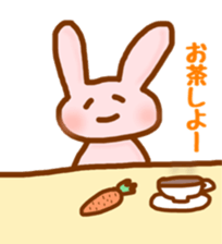 pretty cat and rabbit and bat (chat) sticker #7304902