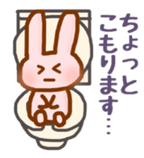 pretty cat and rabbit and bat (chat) sticker #7304927