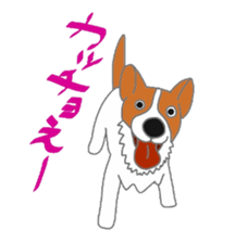active dog, Jack Russell Terrier sticker #7305008