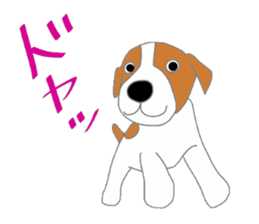 active dog, Jack Russell Terrier sticker #7305009