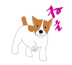 active dog, Jack Russell Terrier sticker #7305011