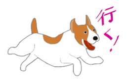 active dog, Jack Russell Terrier sticker #7305013