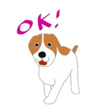 active dog, Jack Russell Terrier sticker #7305016