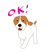 active dog, Jack Russell Terrier sticker #7305016