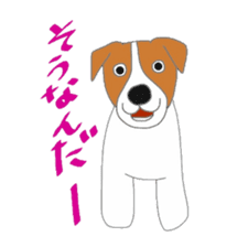 active dog, Jack Russell Terrier sticker #7305023