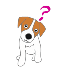 active dog, Jack Russell Terrier sticker #7305029