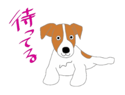 active dog, Jack Russell Terrier sticker #7305032