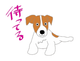 active dog, Jack Russell Terrier sticker #7305032