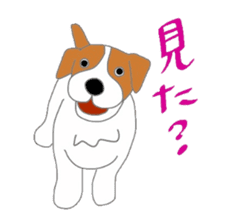 active dog, Jack Russell Terrier sticker #7305036