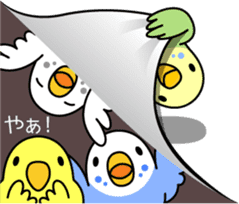 Lively birds "tweet-tweet" sticker #7305377