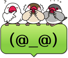 Lively birds "tweet-tweet" sticker #7305386