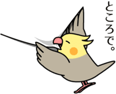 Lively birds "tweet-tweet" sticker #7305400
