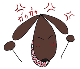 dog chocolato sticker #7305852