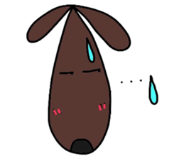 dog chocolato sticker #7305853