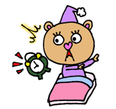 Cute KUMAKO's daily sticker #7305929