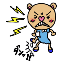 Cute KUMAKO's daily sticker #7305933