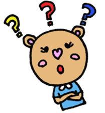 Cute KUMAKO's daily sticker #7305939