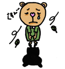 Cute KUMAKO's daily sticker #7305943