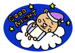 Cute KUMAKO's daily sticker #7305950