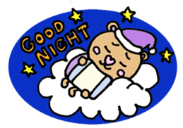 Cute KUMAKO's daily sticker #7305950