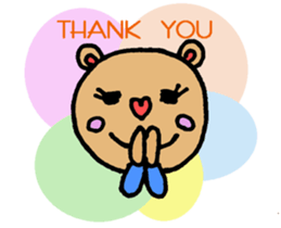 Cute KUMAKO's daily sticker #7305961