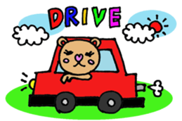 Cute KUMAKO's daily sticker #7305965