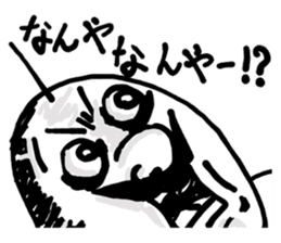 The Kansai accent explosion world sticker #7306031