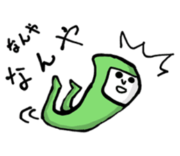 The Kansai accent explosion world sticker #7306043