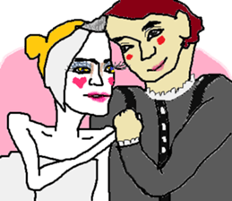 The ballet dancers sticker #7306242