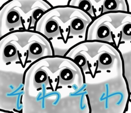 Owls looking at you sticker #7306427