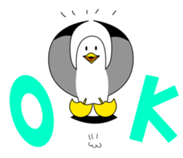 here the black tailed gull again!! sticker #7306700