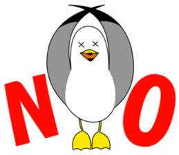 here the black tailed gull again!! sticker #7306701