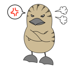 here the black tailed gull again!! sticker #7306714