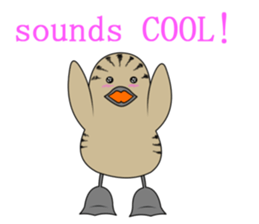 here the black tailed gull again!! sticker #7306719