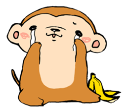 YURU SARU sticker #7307295