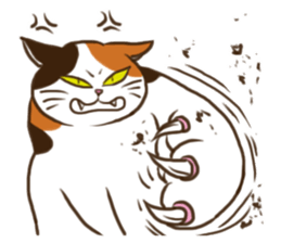 Mi-ke, the Calico Cat 2 sticker #7307650