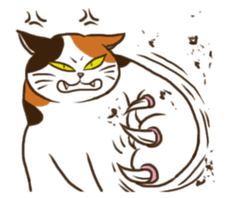 Mi-ke, the Calico Cat 2 sticker #7307650