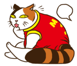 Mi-ke, the Calico Cat 2 sticker #7307651
