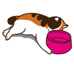 Mi-ke, the Calico Cat 2 sticker #7307660