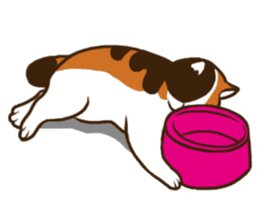 Mi-ke, the Calico Cat 2 sticker #7307660