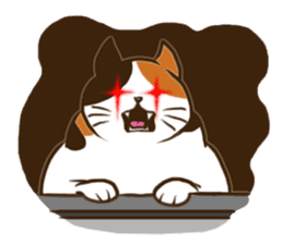 Mi-ke, the Calico Cat 2 sticker #7307661