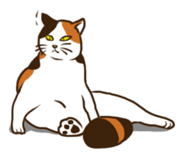 Mi-ke, the Calico Cat 2 sticker #7307668